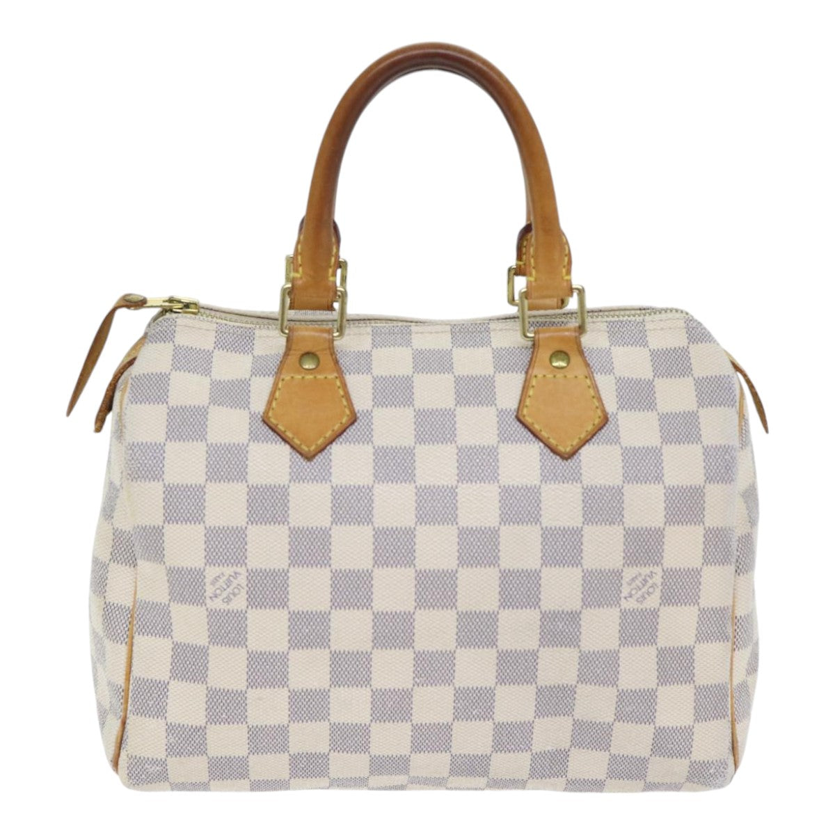 LOUIS VUITTON Damier Azur Speedy 25 Hand Bag N41534 LV Auth 89468