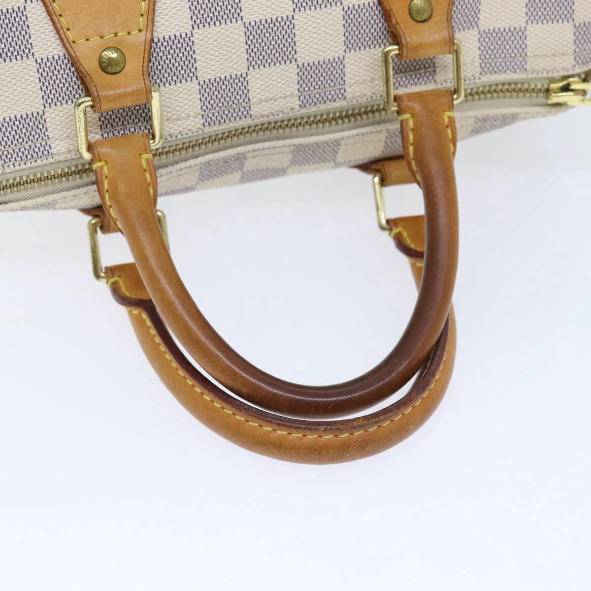 LOUIS VUITTON Damier Azur Speedy 25 Hand Bag N41534 LV Auth 89468