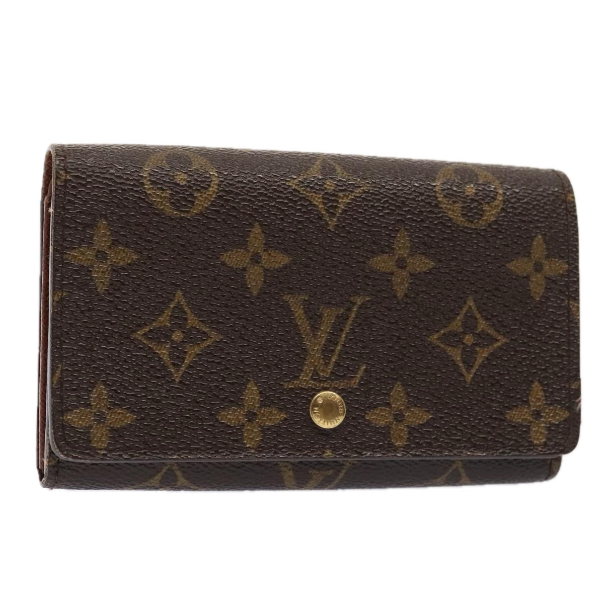 LOUIS VUITTON Monogram Portefeuille Tresol Wallet M61736 LV Auth 89482