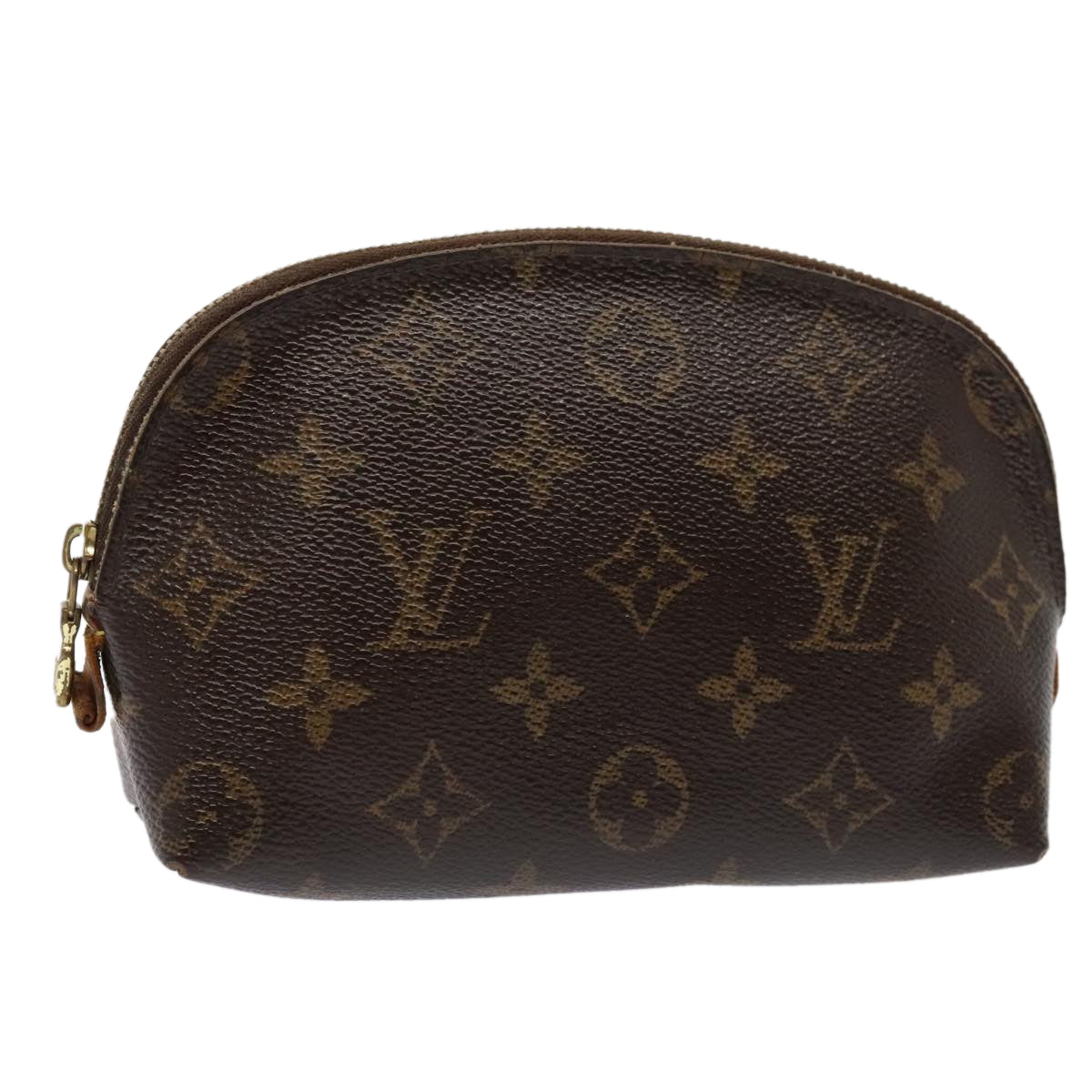 LOUIS VUITTON Monogram Pochette Cosmetic PM Cosmetic Pouch M47515 LV Auth 89491