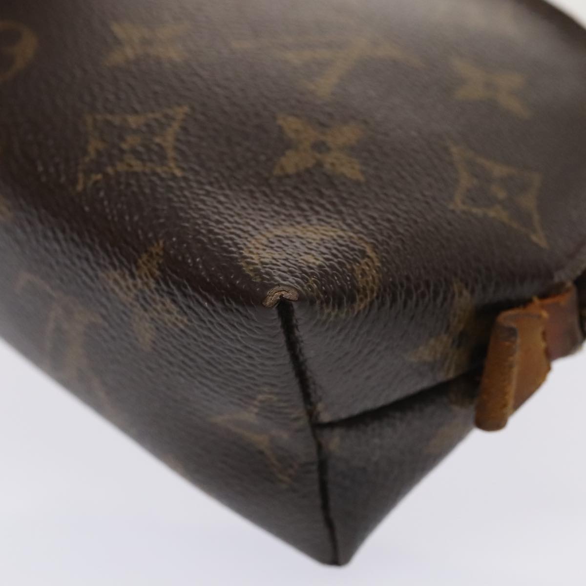 LOUIS VUITTON Monogram Pochette Cosmetic PM Cosmetic Pouch M47515 LV Auth 89491