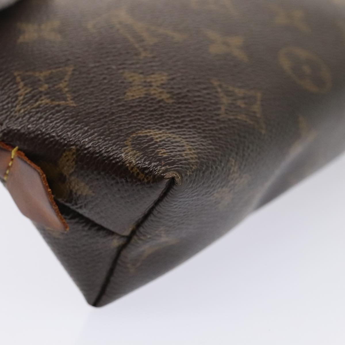 LOUIS VUITTON Monogram Pochette Cosmetic PM Cosmetic Pouch M47515 LV Auth 89491