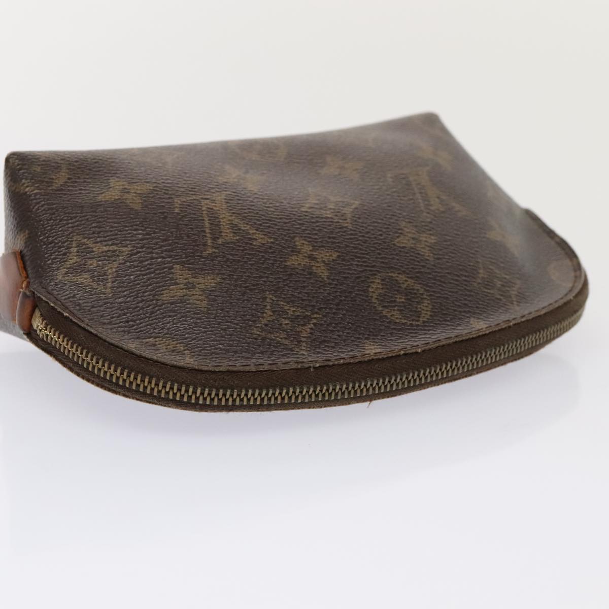 LOUIS VUITTON Monogram Pochette Cosmetic PM Cosmetic Pouch M47515 LV Auth 89491