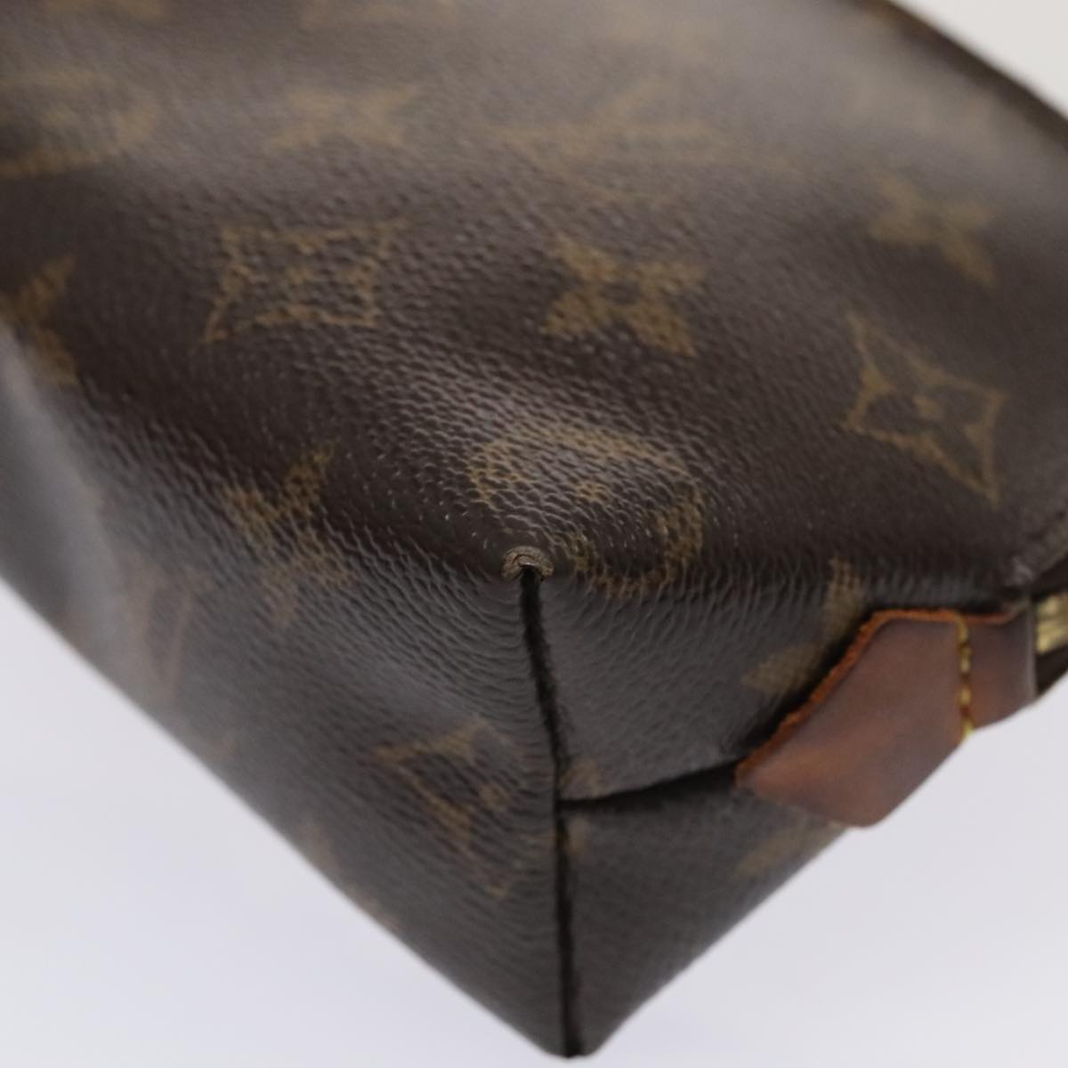 LOUIS VUITTON Monogram Pochette Cosmetic PM Cosmetic Pouch M47515 LV Auth 89491