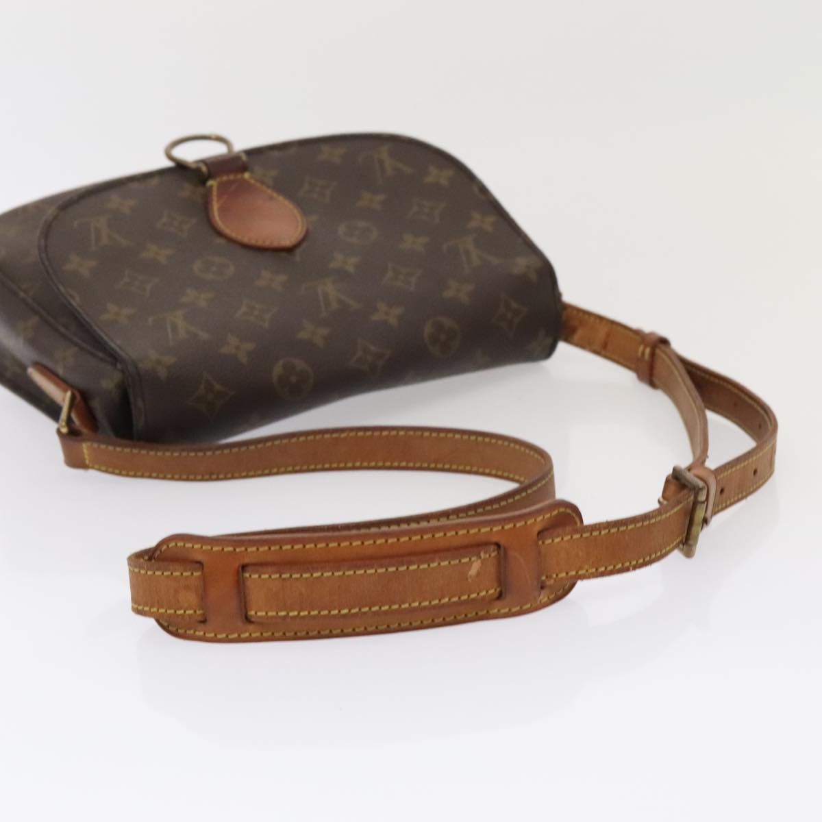 LOUIS VUITTON Monogram Saint Cloud GM Shoulder Bag M51242 LV Auth 89509