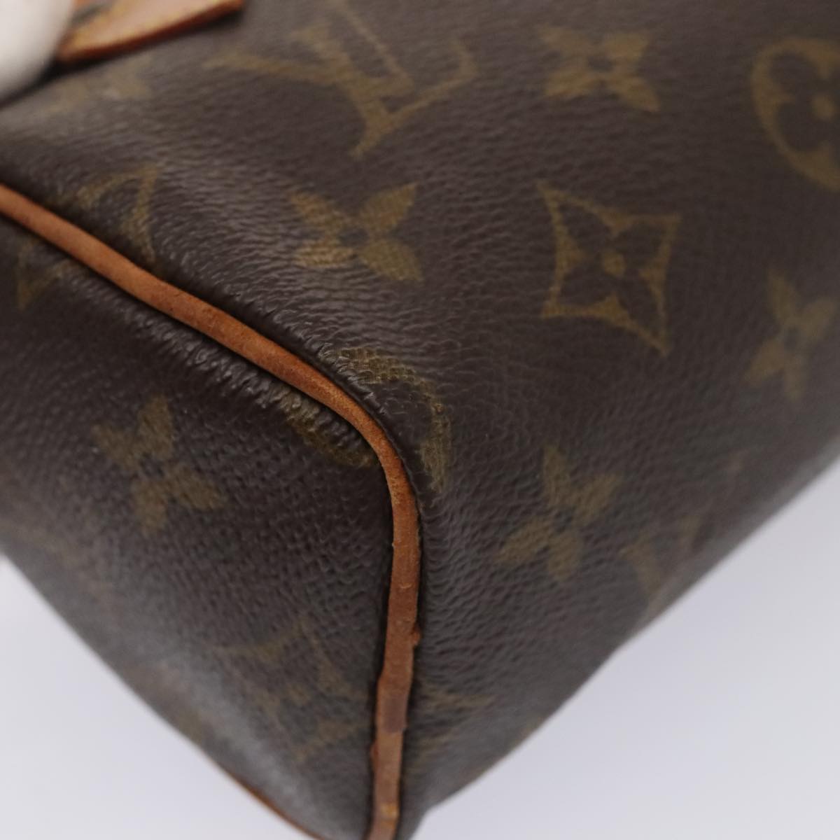 LOUIS VUITTON Monogram Mini Speedy Hand Bag M41534 LV Auth 89532