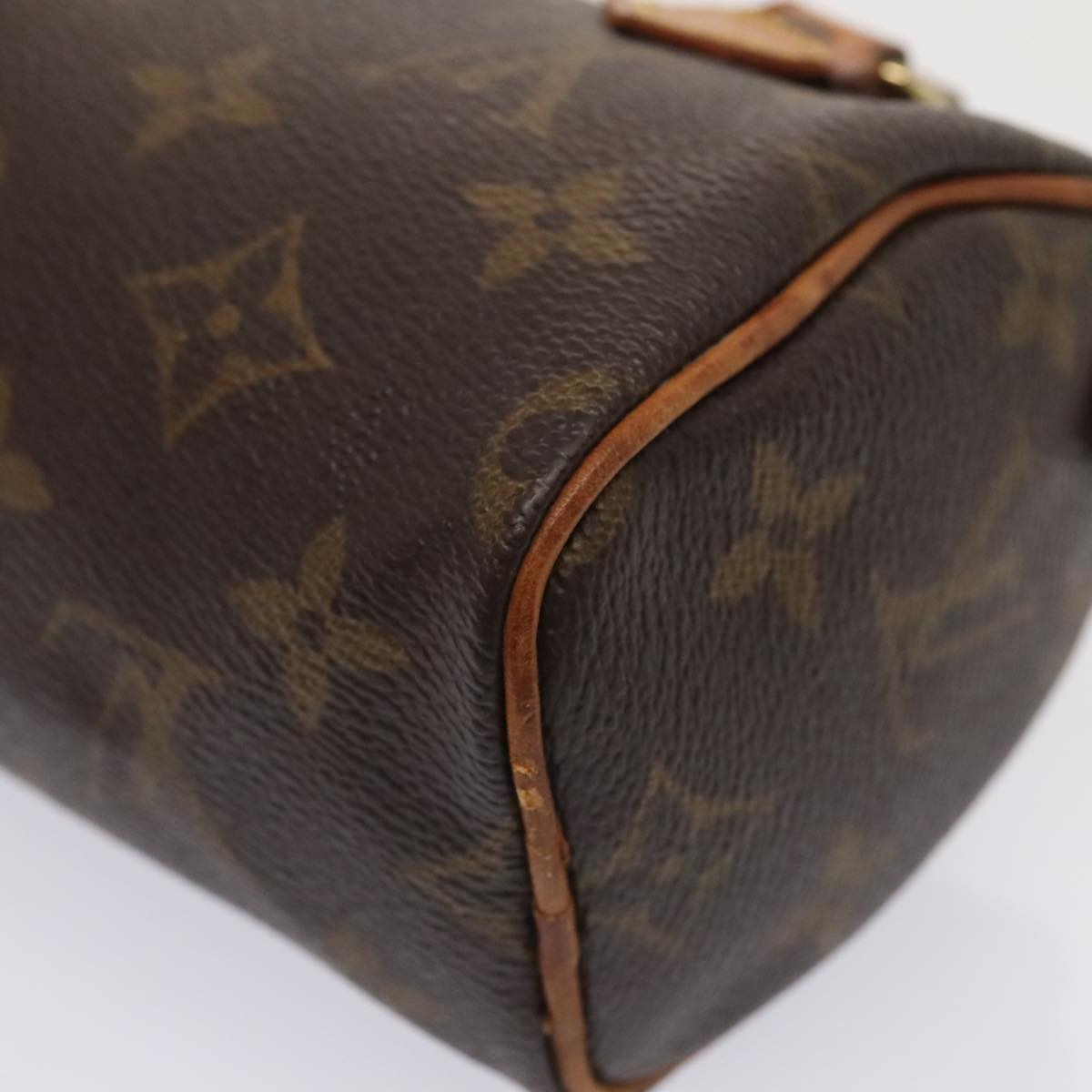 LOUIS VUITTON Monogram Mini Speedy Hand Bag M41534 LV Auth 89532