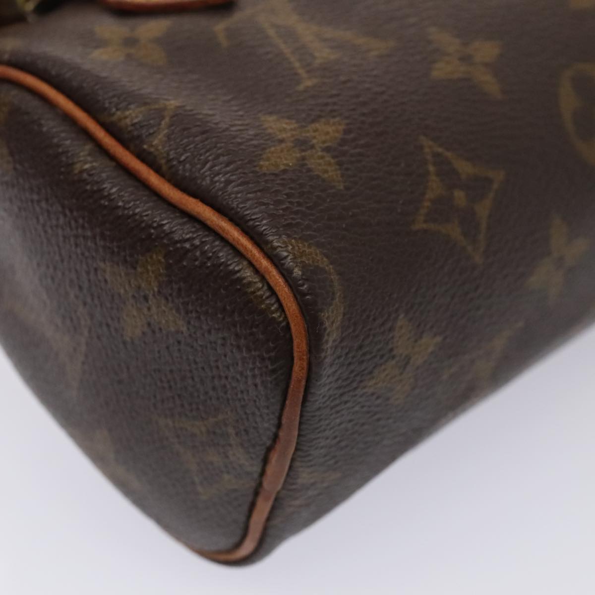 LOUIS VUITTON Monogram Mini Speedy Hand Bag M41534 LV Auth 89532