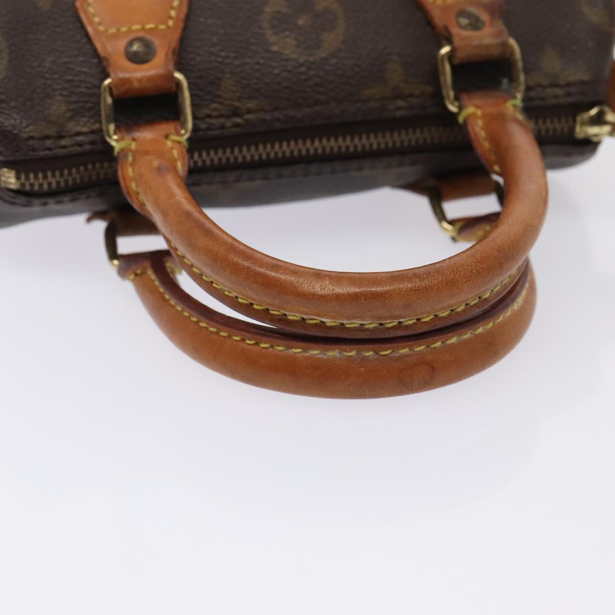 LOUIS VUITTON Monogram Mini Speedy Hand Bag M41534 LV Auth 89532