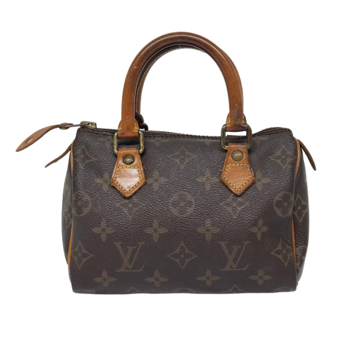 LOUIS VUITTON Monogram Mini Speedy Bandouliere Japon 88 Bag M99014 Auth 89548