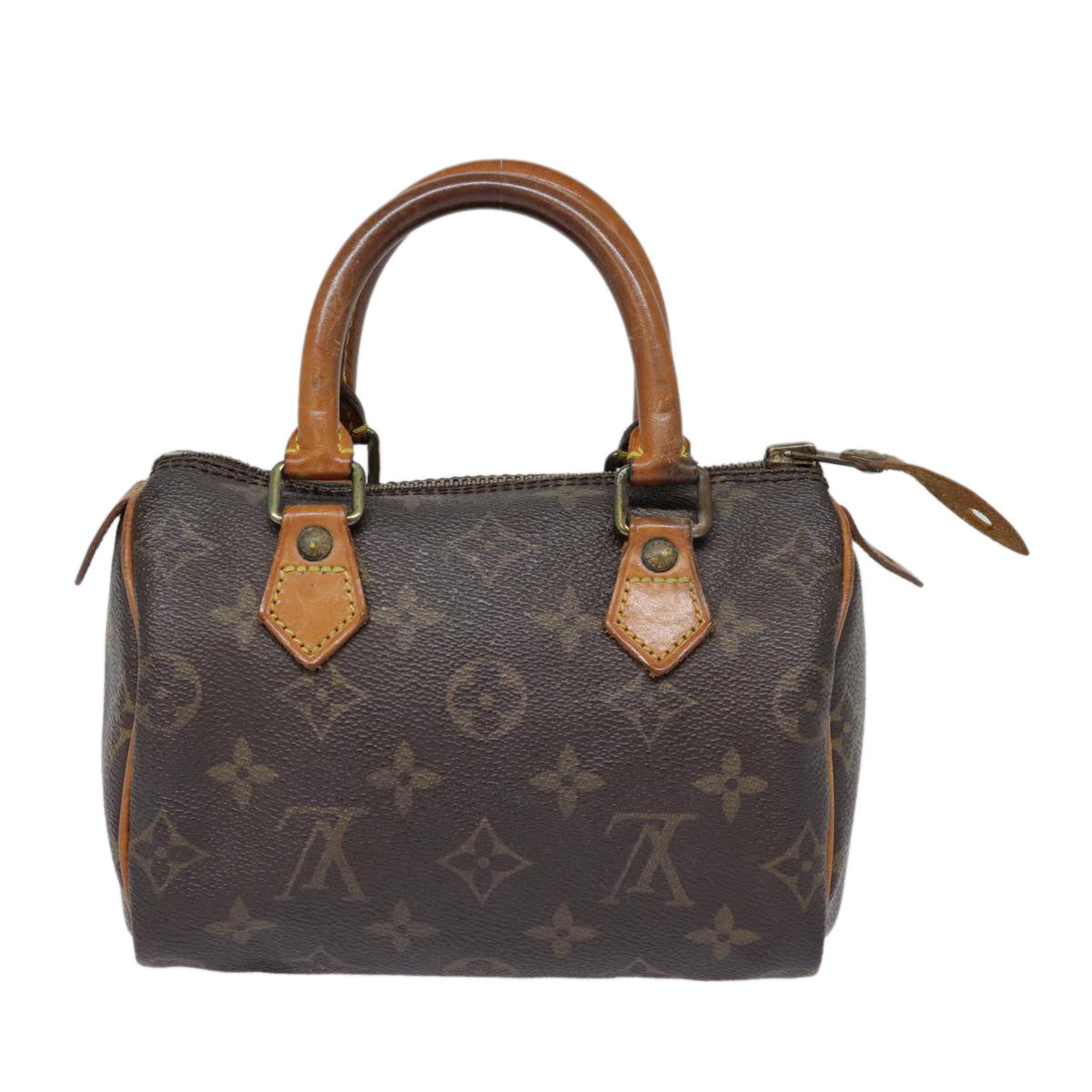 LOUIS VUITTON Monogram Mini Speedy Bandouliere Japon 88 Bag M99014 Auth 89548