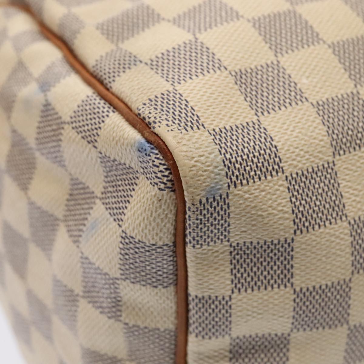 LOUIS VUITTON Damier Azur Speedy 30 Hand Bag N41533 LV Auth 89549