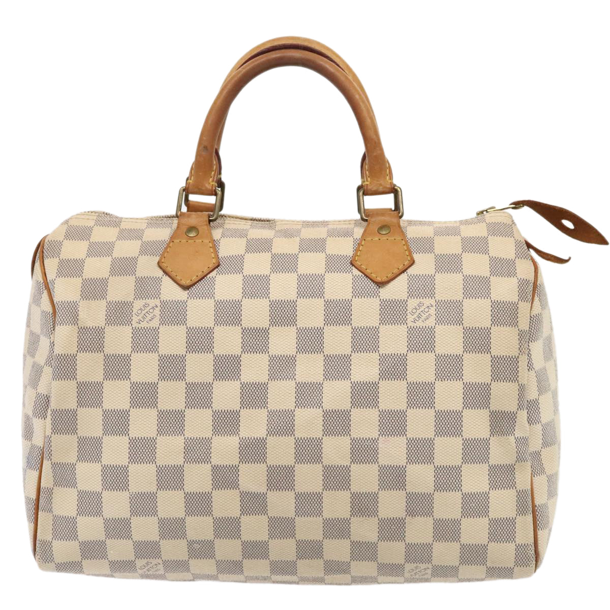 LOUIS VUITTON Damier Azur Speedy 30 Hand Bag N41533 LV Auth 89549