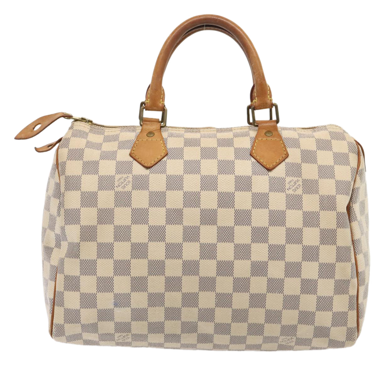 LOUIS VUITTON Damier Azur Speedy 30 Hand Bag N41533 LV Auth 89549