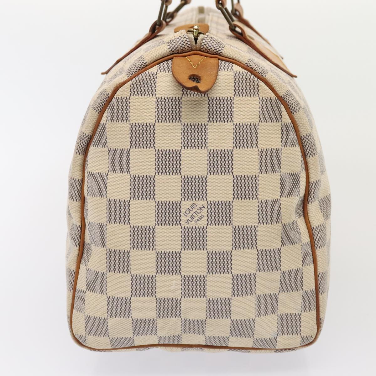 LOUIS VUITTON Damier Azur Speedy 30 Hand Bag N41533 LV Auth 89549