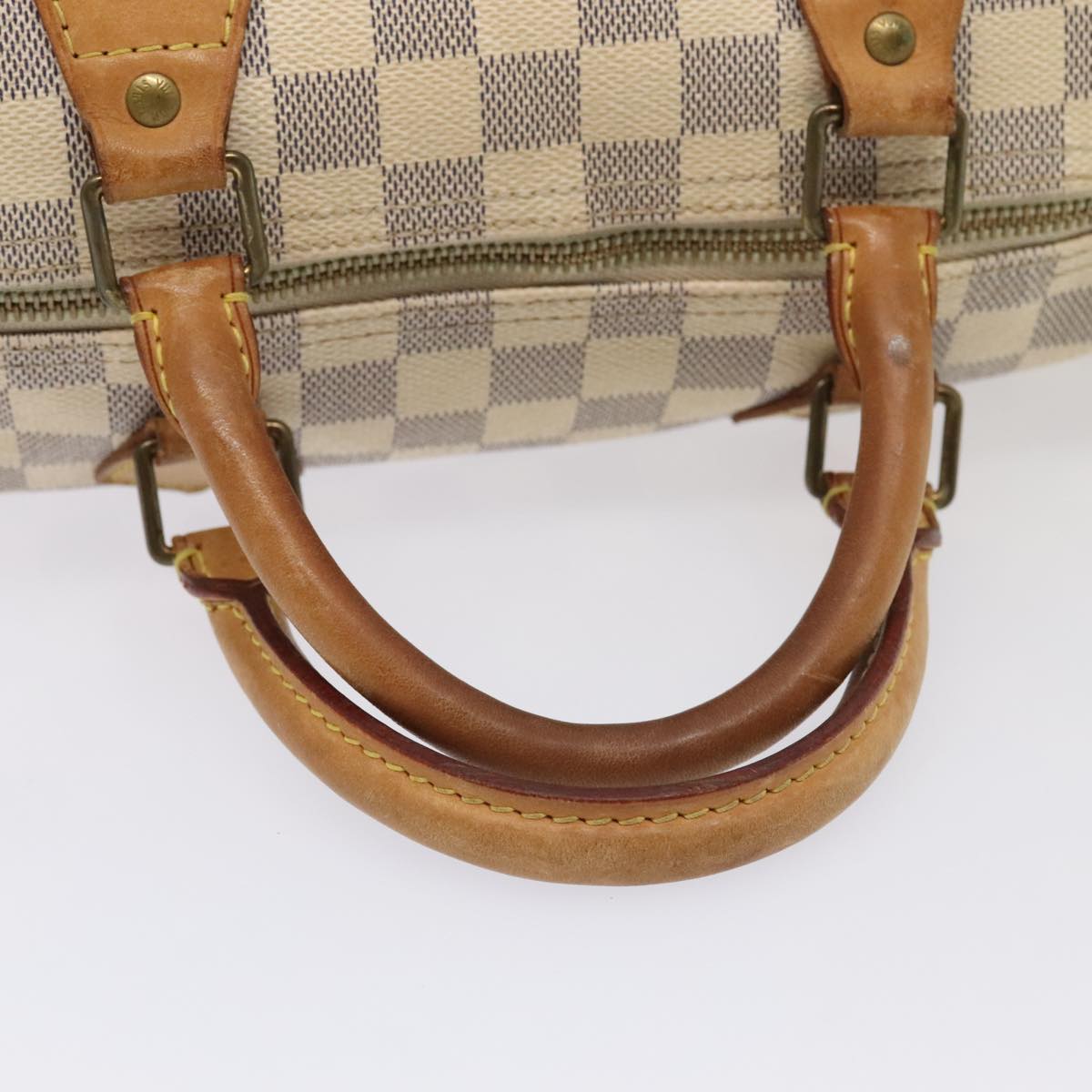 LOUIS VUITTON Damier Azur Speedy 30 Hand Bag N41533 LV Auth 89549