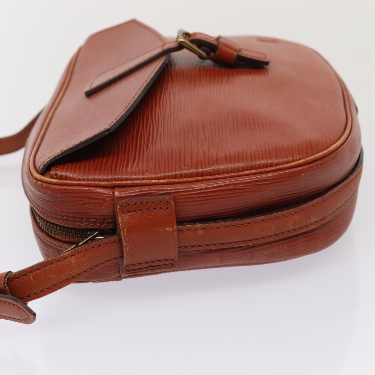 LOUIS VUITTON Epi Jeune FilleMM Shoulder Bag Brown M52153 LV Auth 89553