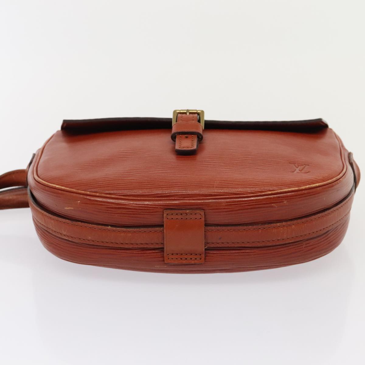 LOUIS VUITTON Epi Jeune FilleMM Shoulder Bag Brown M52153 LV Auth 89553