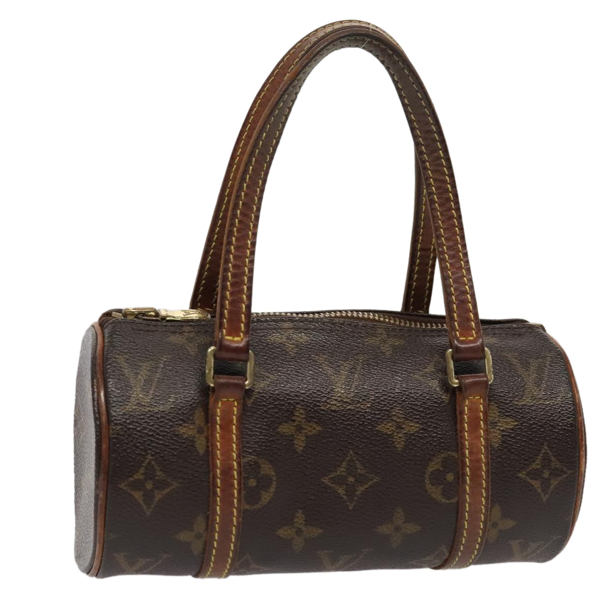 LOUIS VUITTON Monogram Papillon 19 Hand Bag M51389 LV Auth 89574