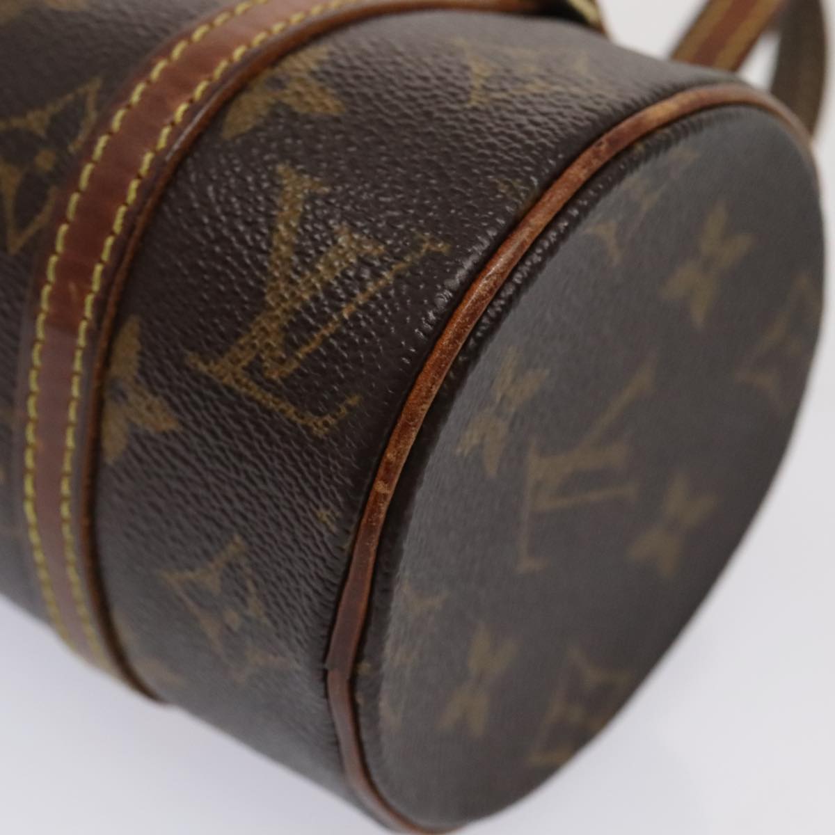 LOUIS VUITTON Monogram Papillon 19 Hand Bag M51389 LV Auth 89574