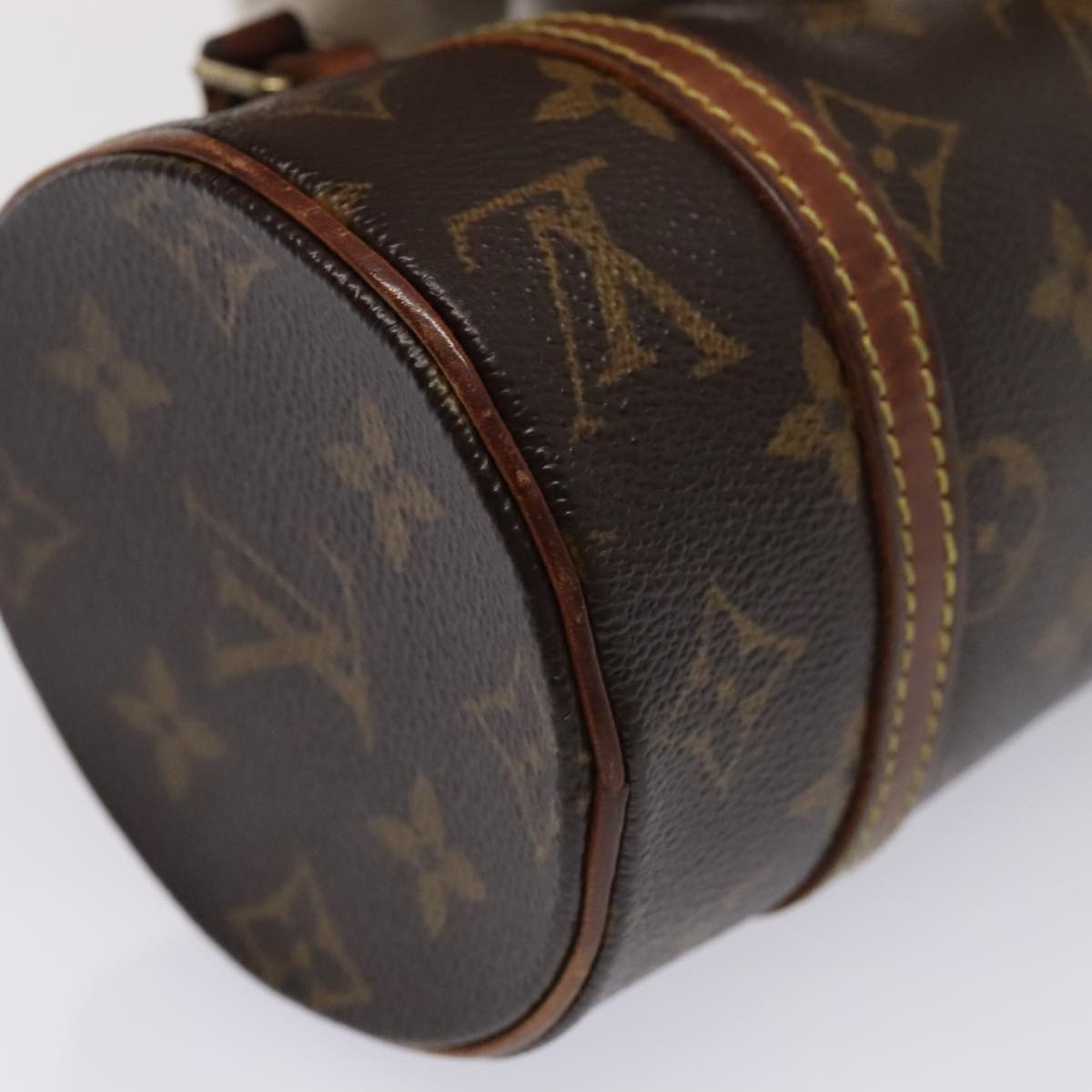 LOUIS VUITTON Monogram Papillon 19 Hand Bag M51389 LV Auth 89574