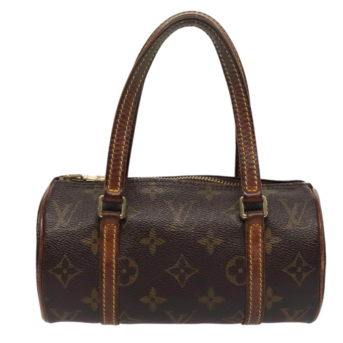 LOUIS VUITTON Monogram Papillon 19 Hand Bag M51389 LV Auth 89574