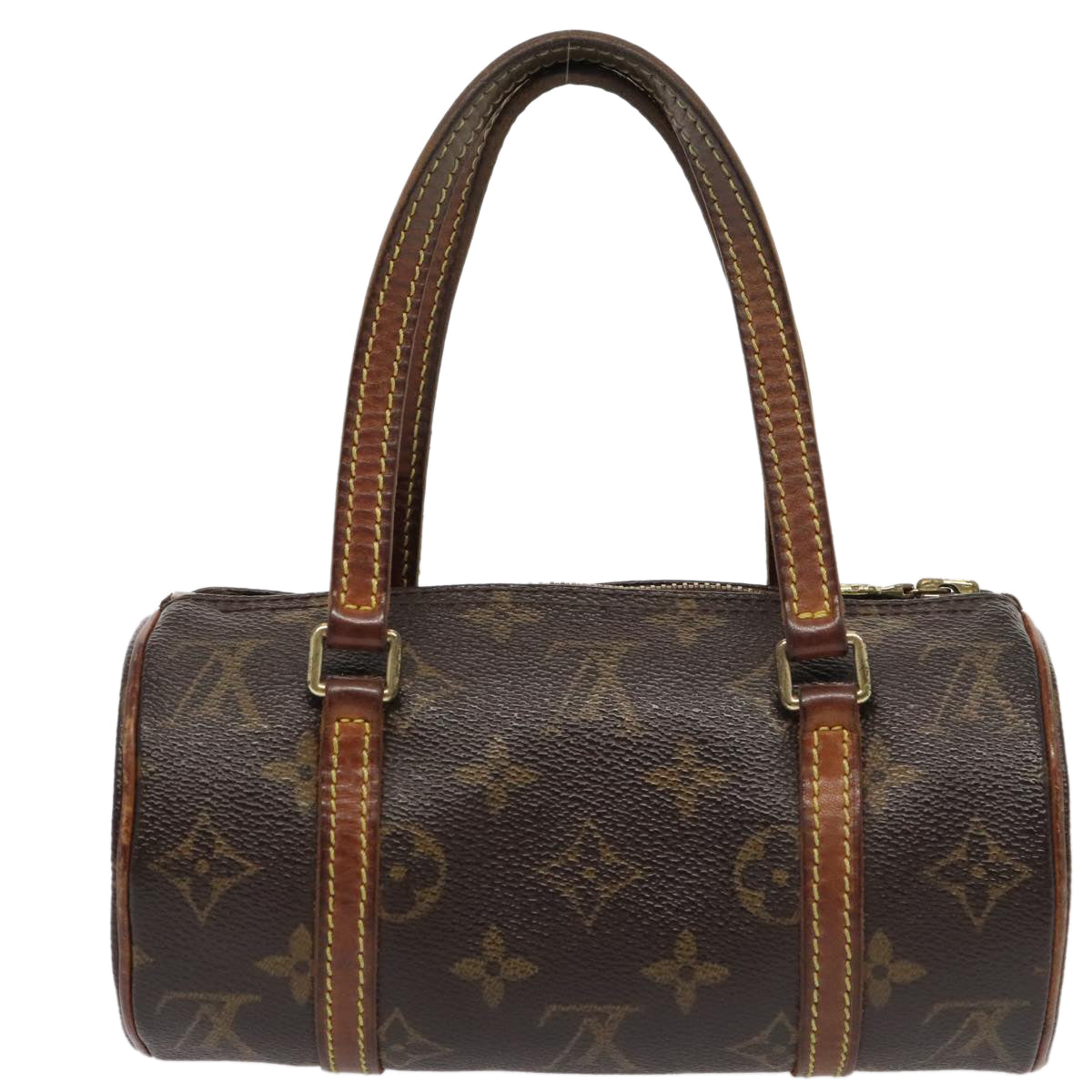 LOUIS VUITTON Monogram Papillon 19 Hand Bag M51389 LV Auth 89574