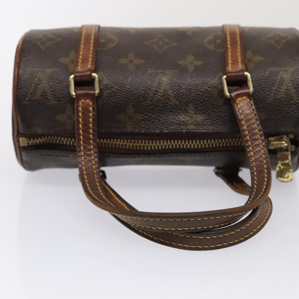 LOUIS VUITTON Monogram Papillon 19 Hand Bag M51389 LV Auth 89574