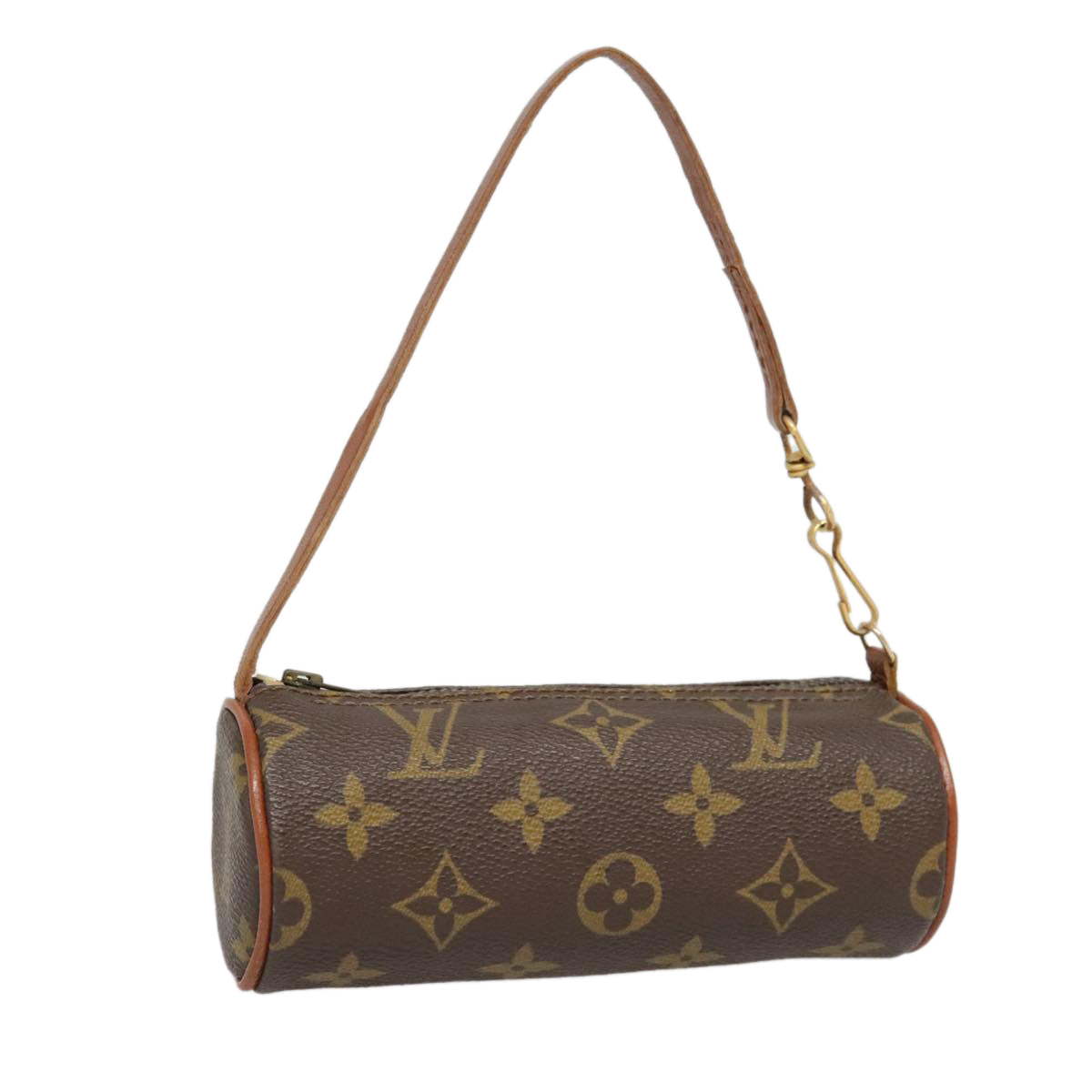 LOUIS VUITTON Monogram Papillon Pouch LV Auth 89602