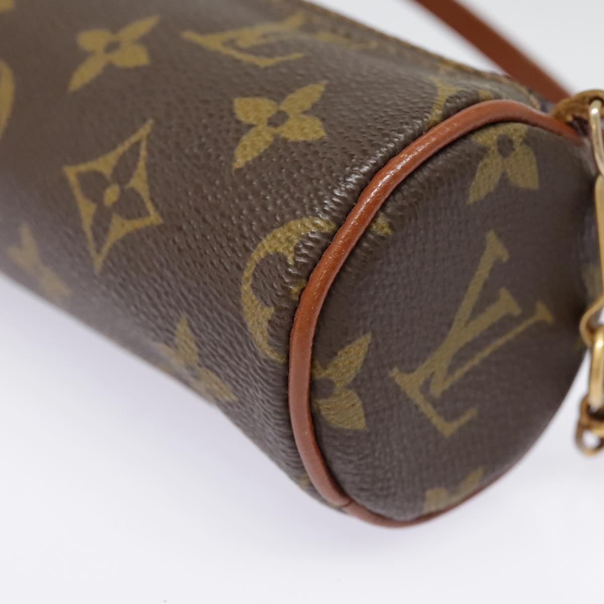 LOUIS VUITTON Monogram Papillon Pouch LV Auth 89602