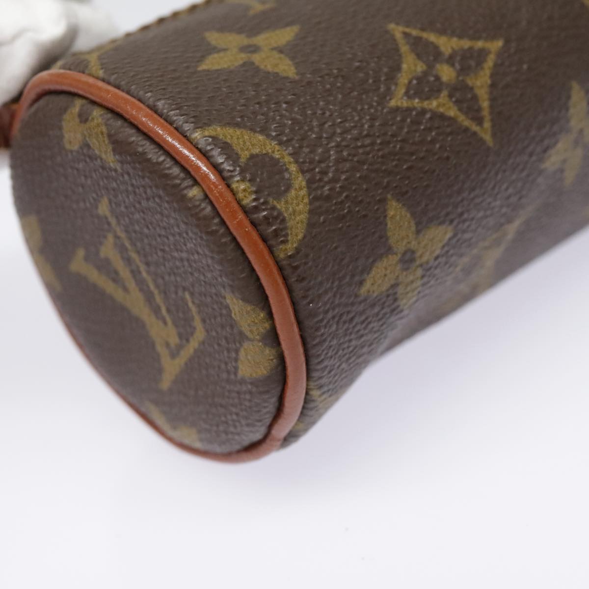 LOUIS VUITTON Monogram Papillon Pouch LV Auth 89602