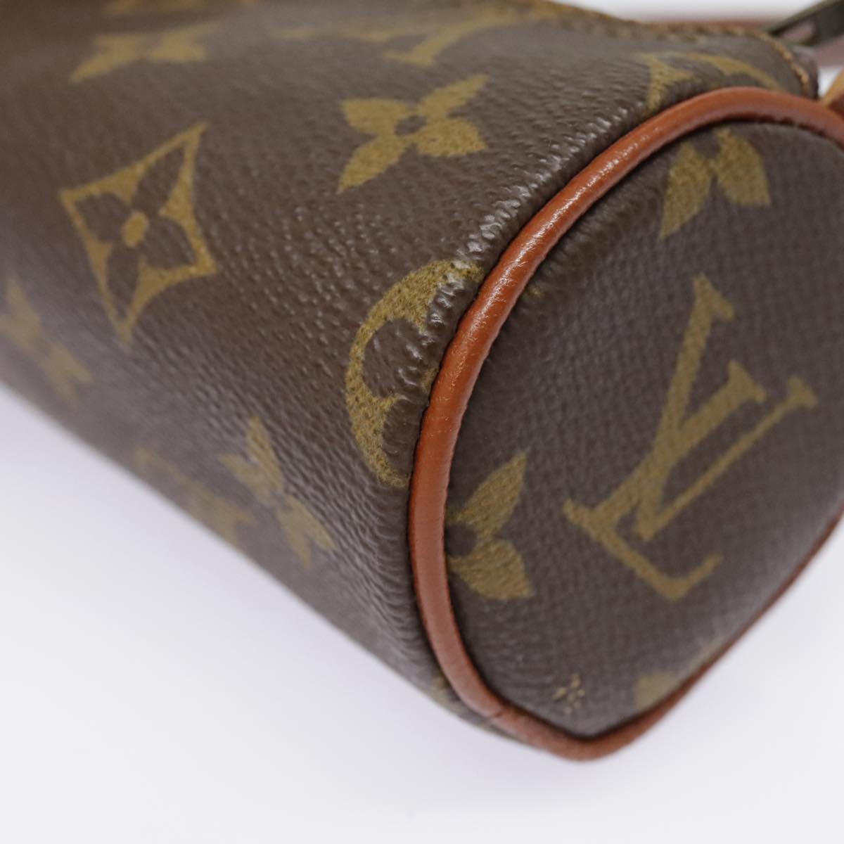 LOUIS VUITTON Monogram Papillon Pouch LV Auth 89602