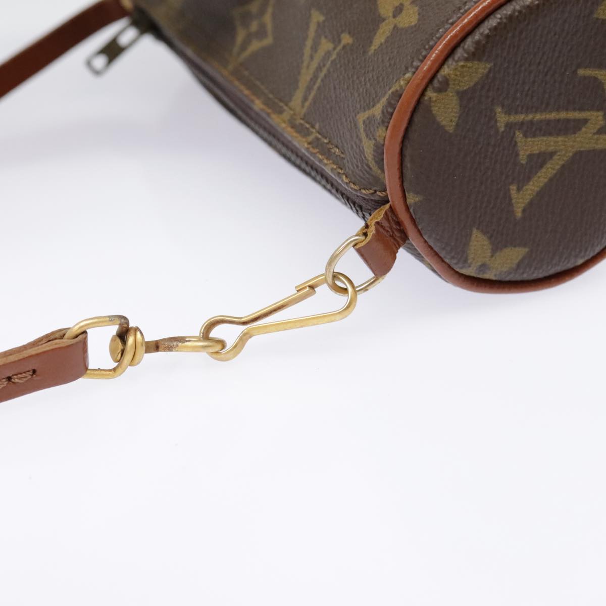 LOUIS VUITTON Monogram Papillon Pouch LV Auth 89602