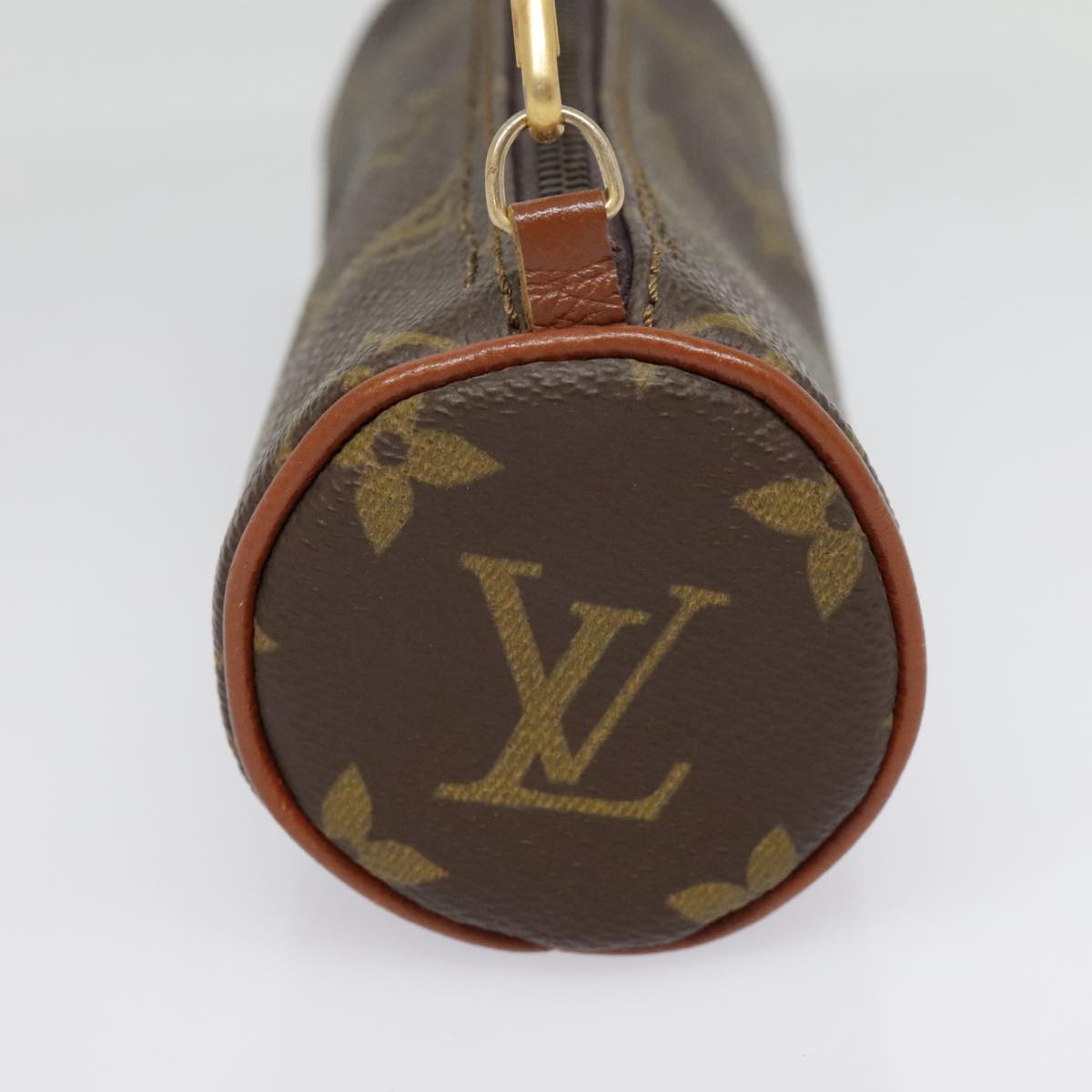 LOUIS VUITTON Monogram Papillon Pouch LV Auth 89602