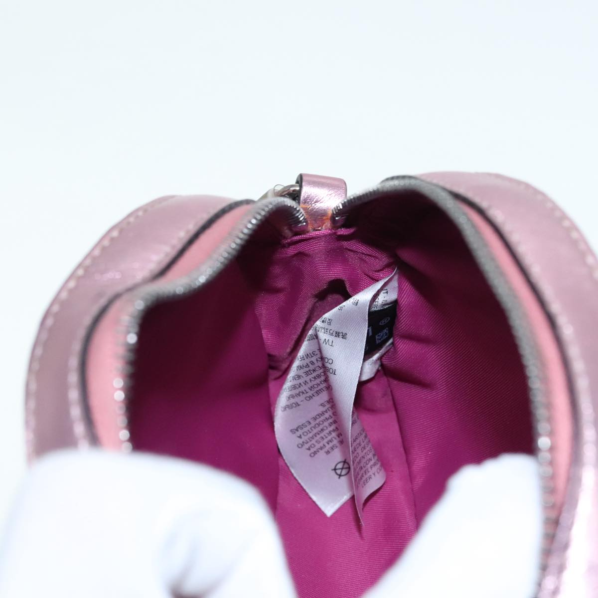 GUCCI Shoulder Bag Leather Pink Silver 550756 Auth 89608