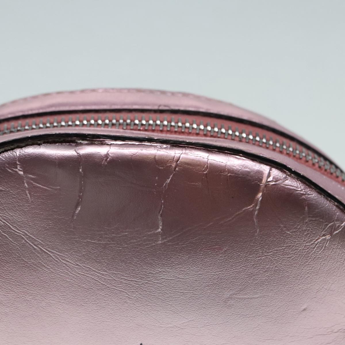 GUCCI Shoulder Bag Leather Pink Silver 550756 Auth 89608