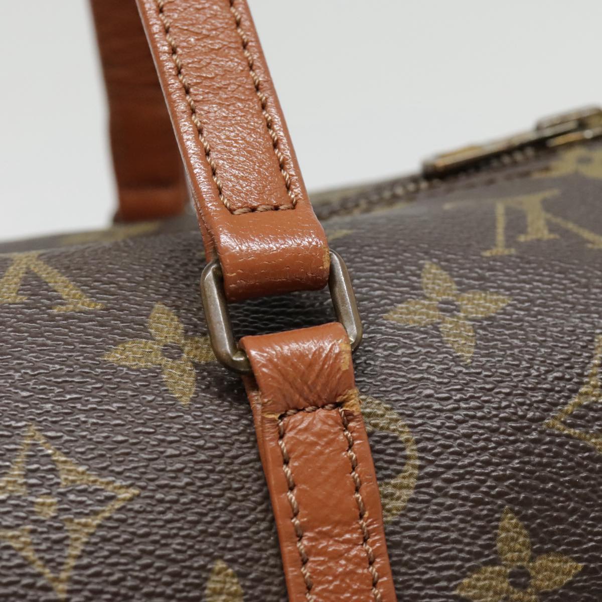 LOUIS VUITTON Monogram Papillon 30 Hand Bag M51385 LV Auth 89643