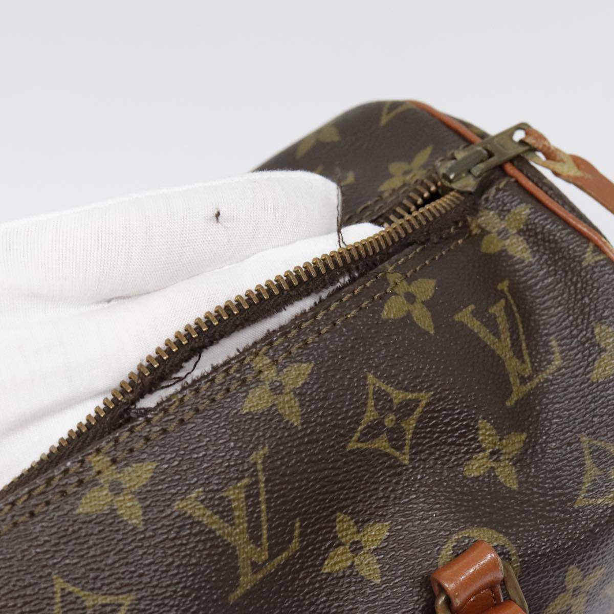 LOUIS VUITTON Monogram Papillon 30 Hand Bag M51385 LV Auth 89644