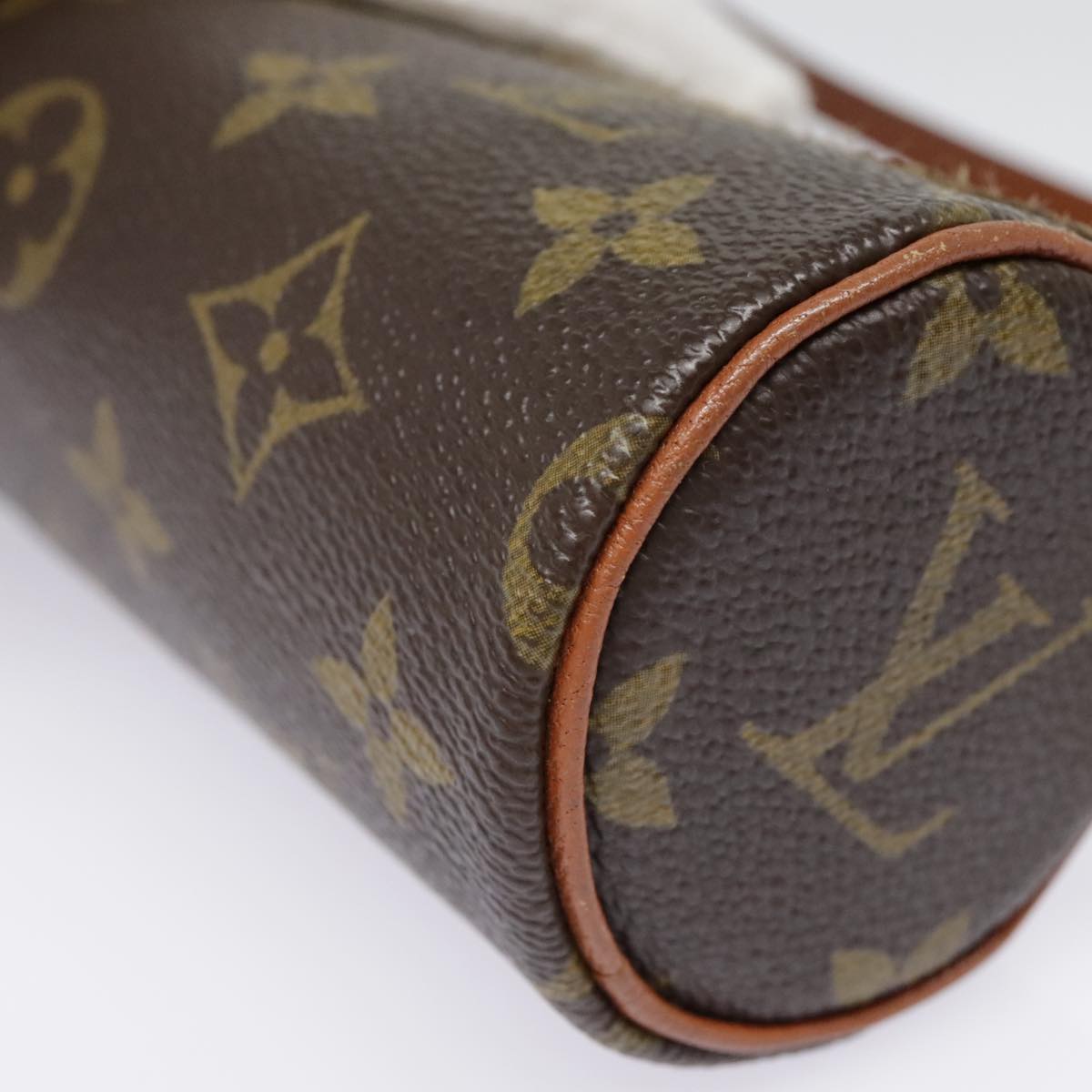 LOUIS VUITTON Monogram Papillon Pouch LV Auth 89645