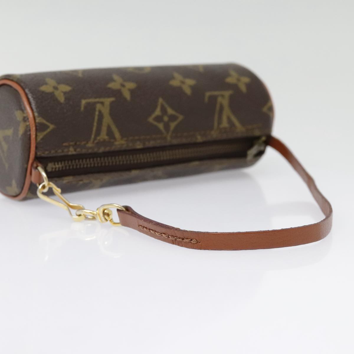 LOUIS VUITTON Monogram Papillon Pouch LV Auth 89645