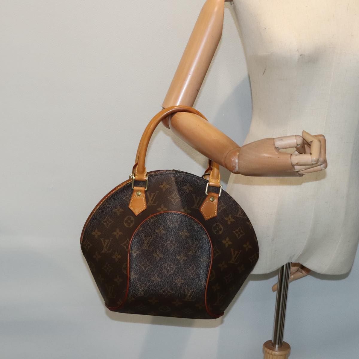 LOUIS VUITTON Monogram Ellipse PM Hand Bag M51127 LV Auth 89647