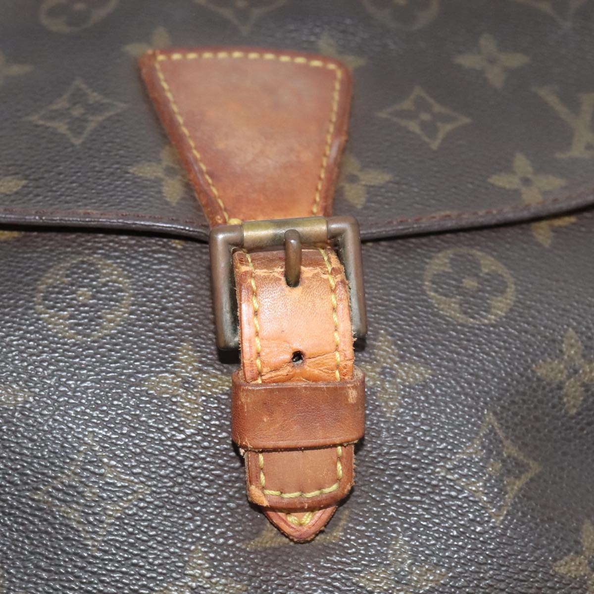 LOUIS VUITTON Monogram Jeune Fille GM Shoulder Bag M51225 LV Auth 89656