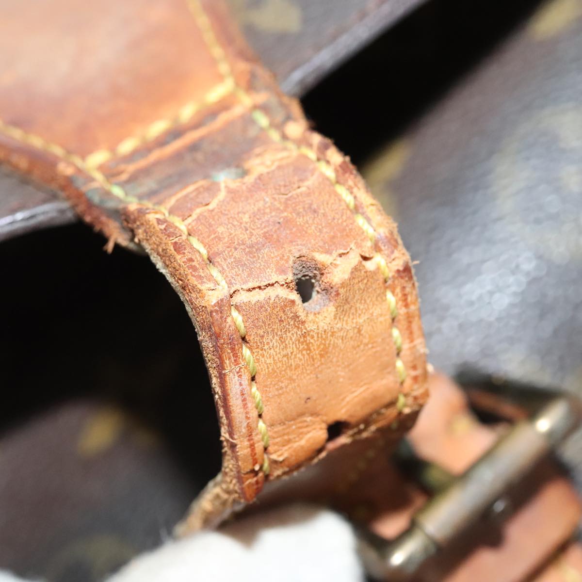 LOUIS VUITTON Monogram Jeune Fille GM Shoulder Bag M51225 LV Auth 89656