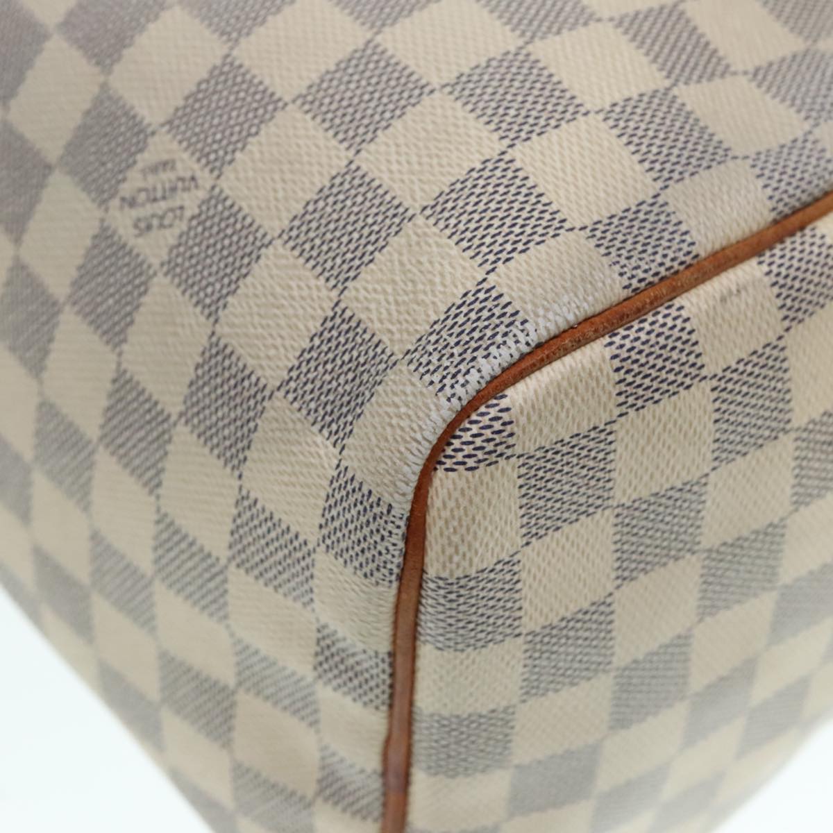 LOUIS VUITTON Damier Azur Speedy 30 Hand Bag N41533 LV Auth 89669