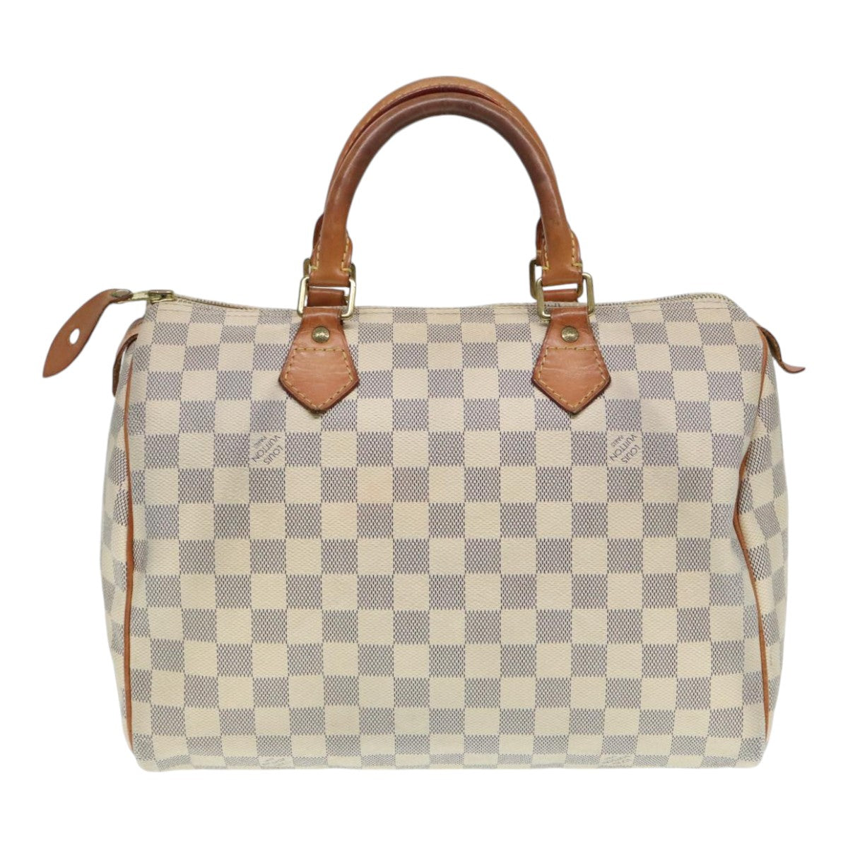 LOUIS VUITTON Damier Azur Speedy 30 Hand Bag N41533 LV Auth 89669