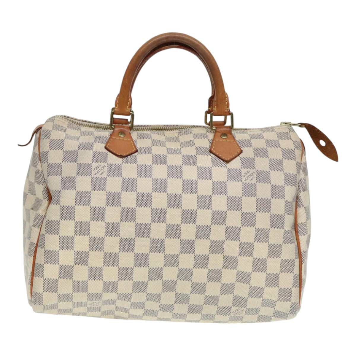 LOUIS VUITTON Damier Azur Speedy 30 Hand Bag N41533 LV Auth 89669