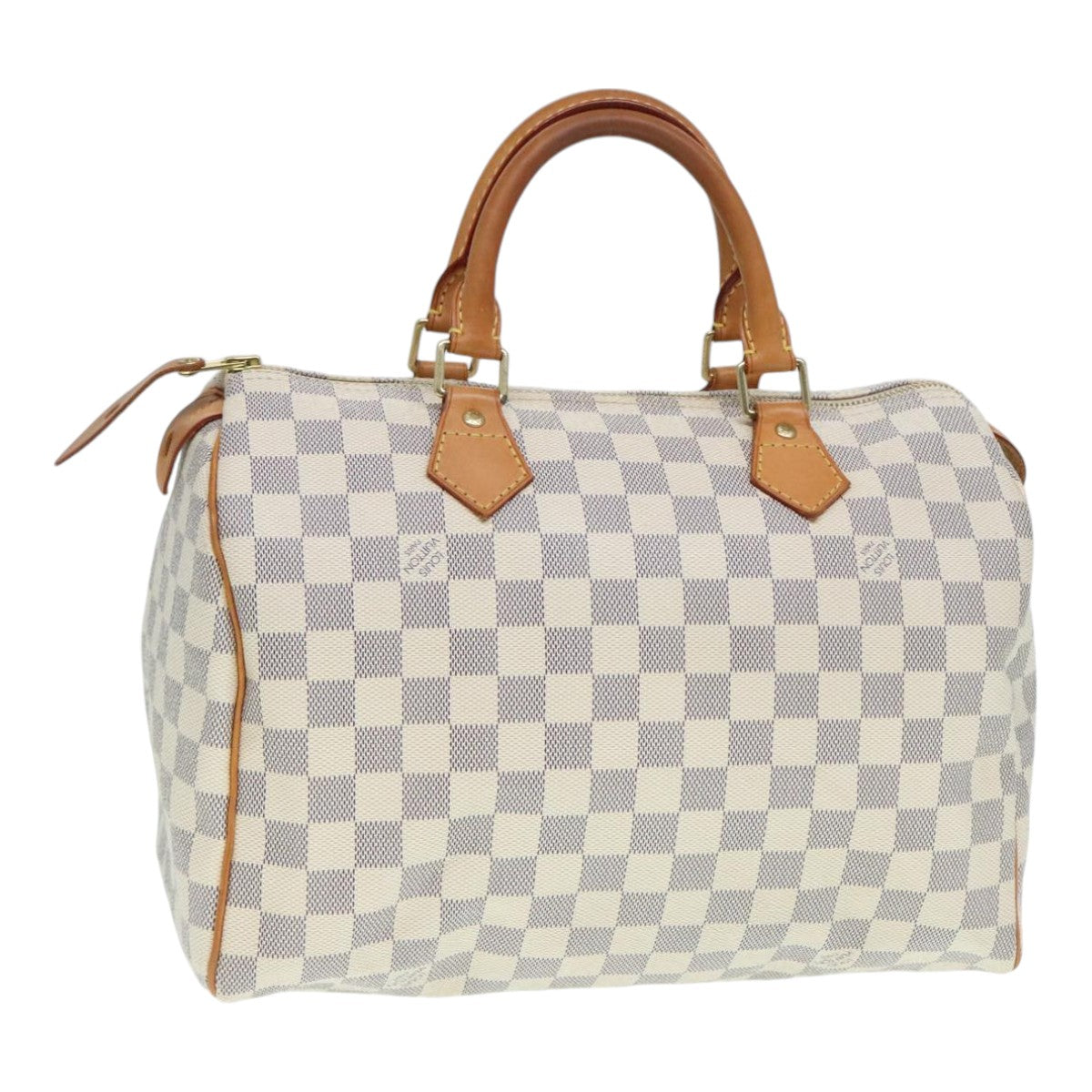 LOUIS VUITTON Damier Azur Speedy 30 Hand Bag N41533 LV Auth 89670