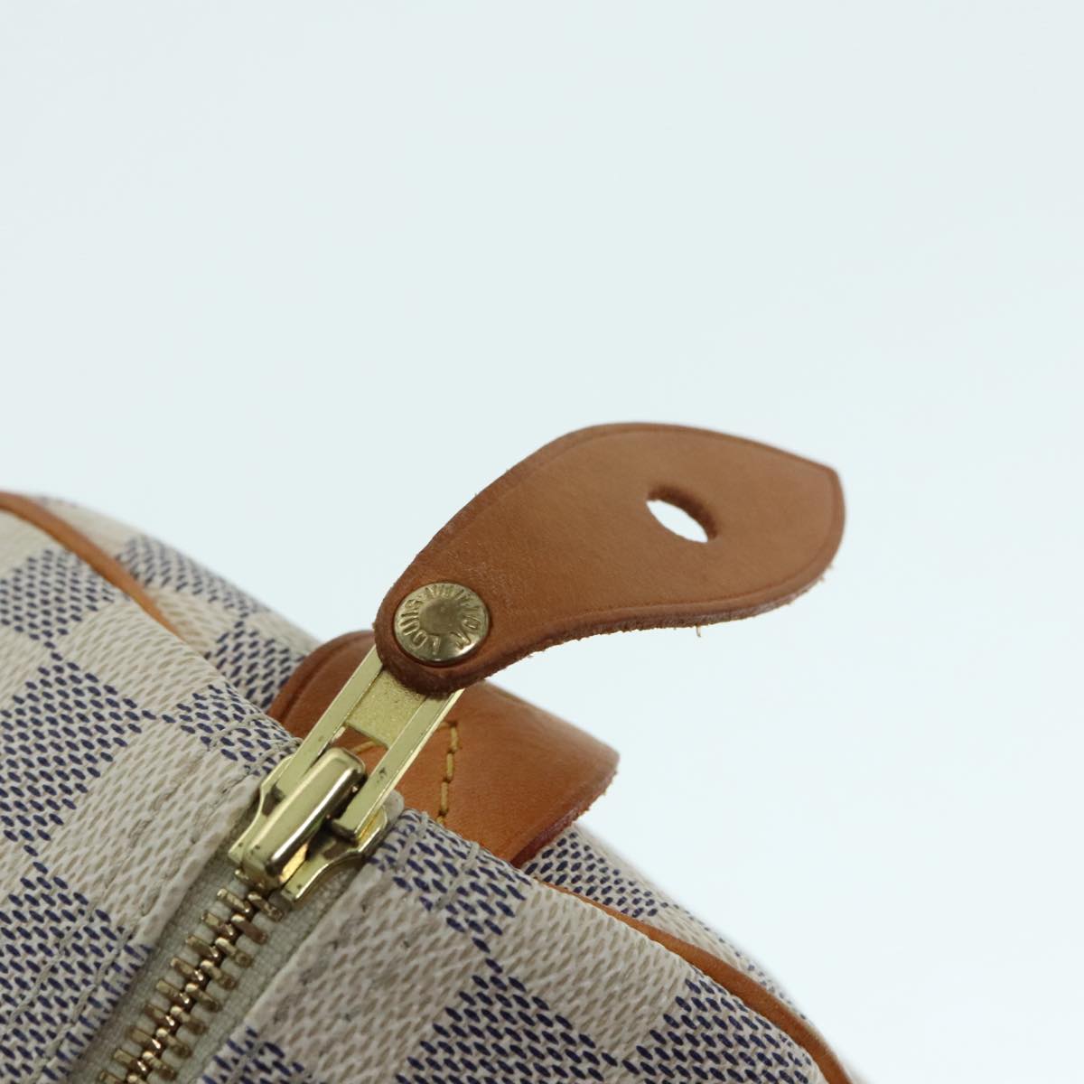 LOUIS VUITTON Damier Azur Speedy 30 Hand Bag N41533 LV Auth 89670