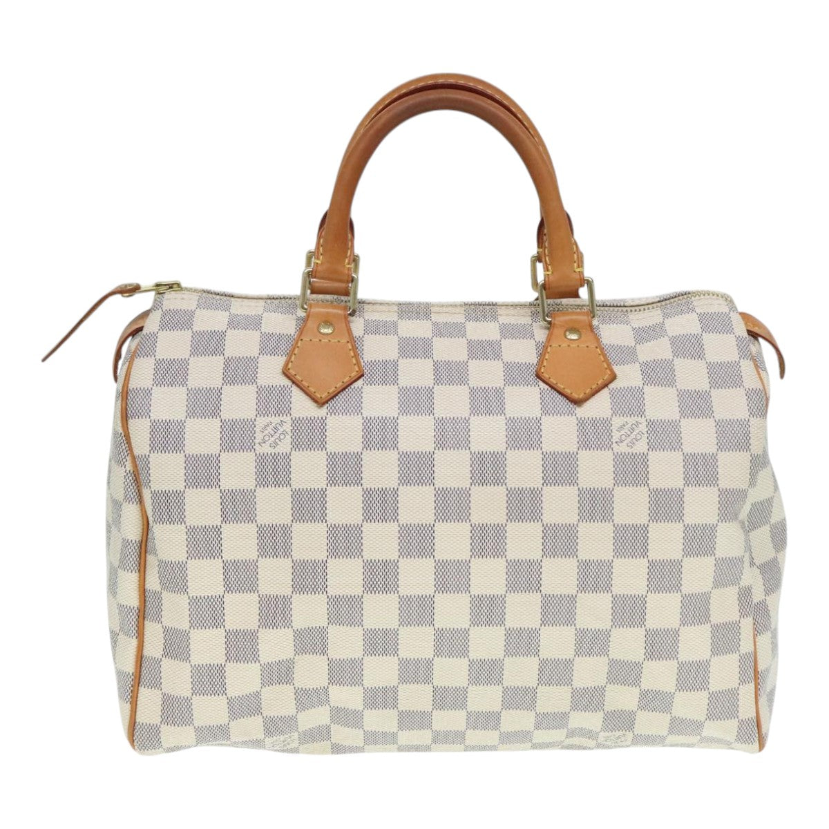 LOUIS VUITTON Damier Azur Speedy 30 Hand Bag N41533 LV Auth 89670