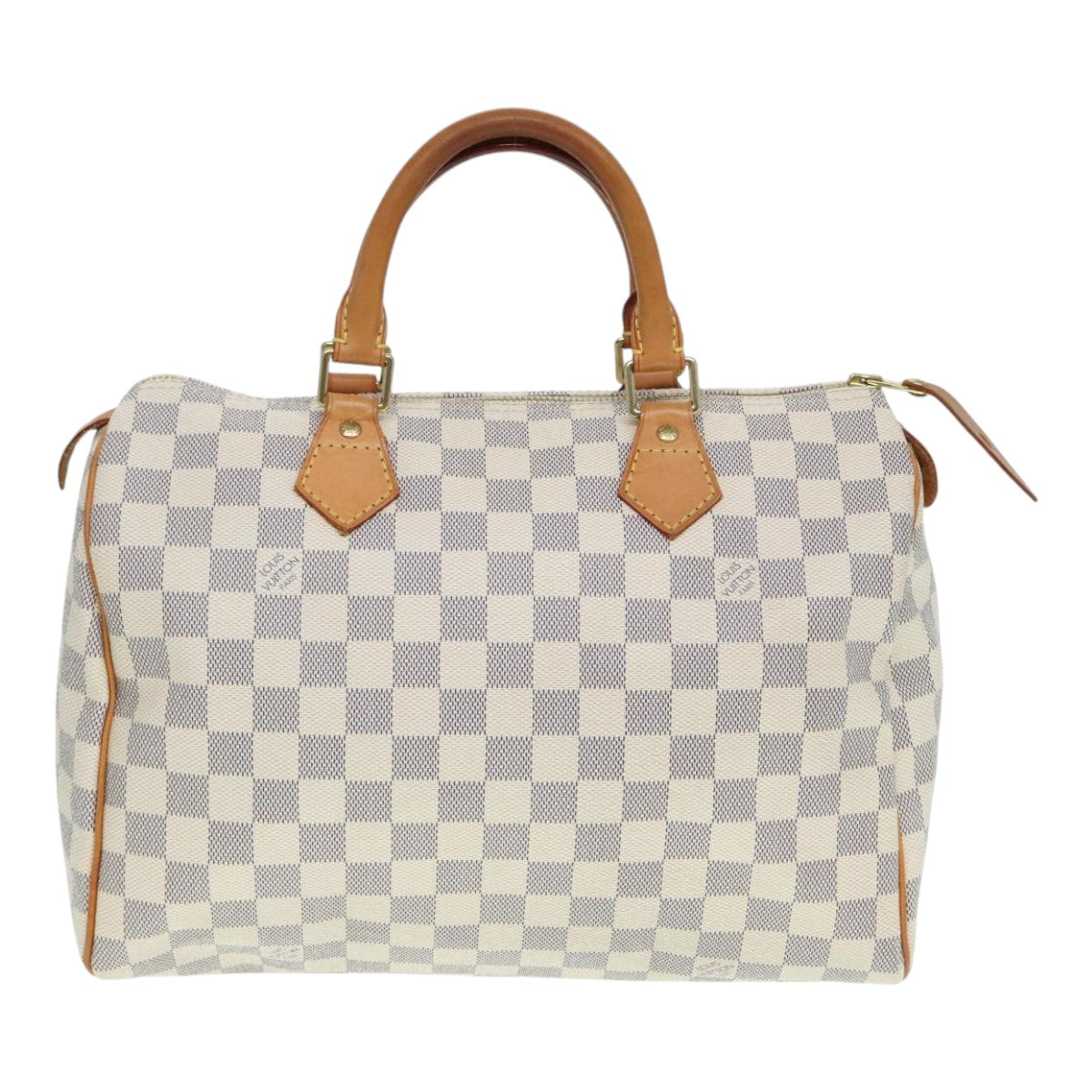 LOUIS VUITTON Damier Azur Speedy 30 Hand Bag N41533 LV Auth 89670